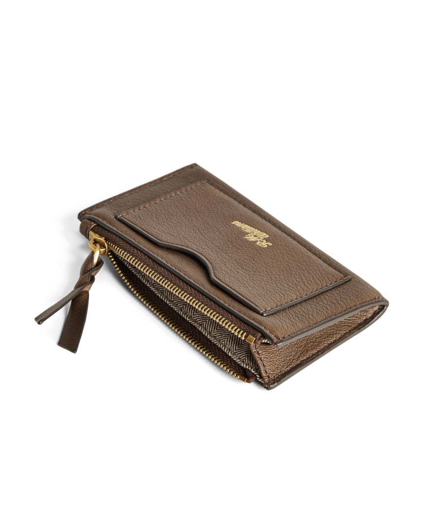 RM Williams Womens Ranger Zip Plait Cardholder-Khaki