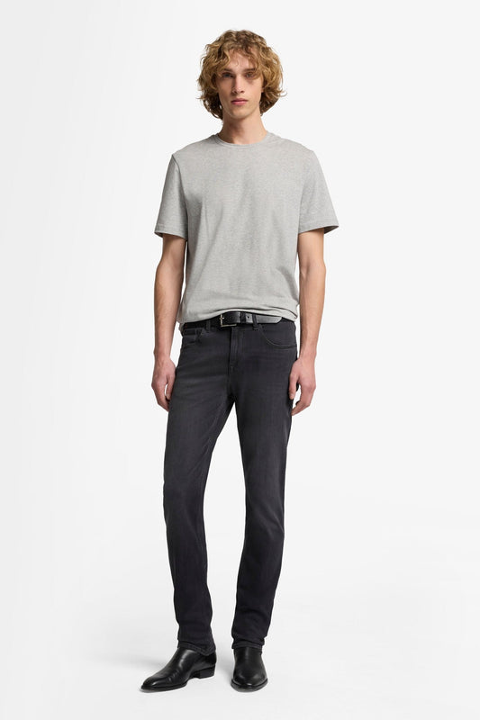 7 For All Mankind Slimmy Lux Performance Jeans-Washed Black
