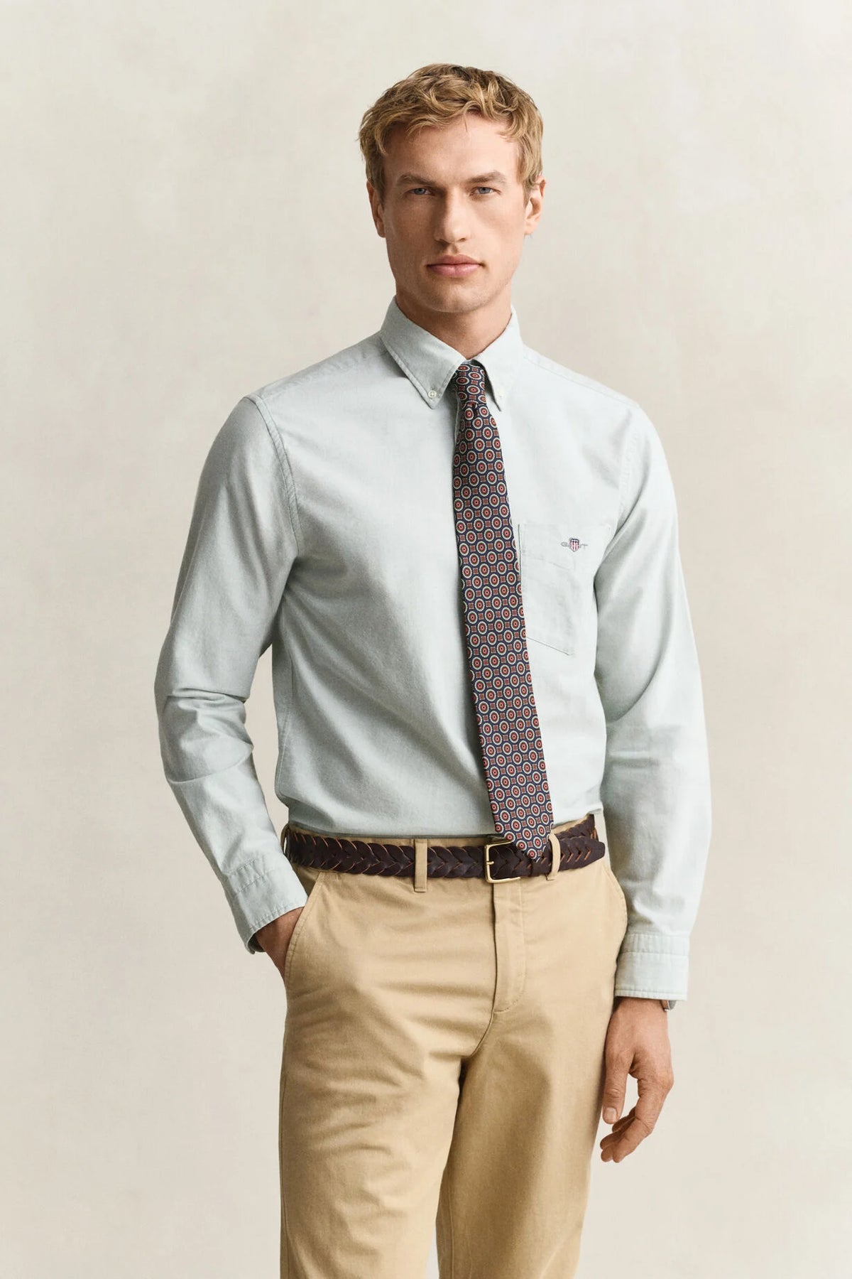 GANT Reg Fit Classic Oxford Shirt-Surplus Mint