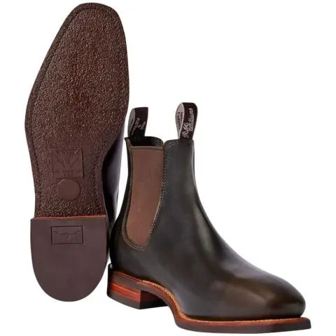 RM Williams Dark Olive Comfort Craftsman Boots