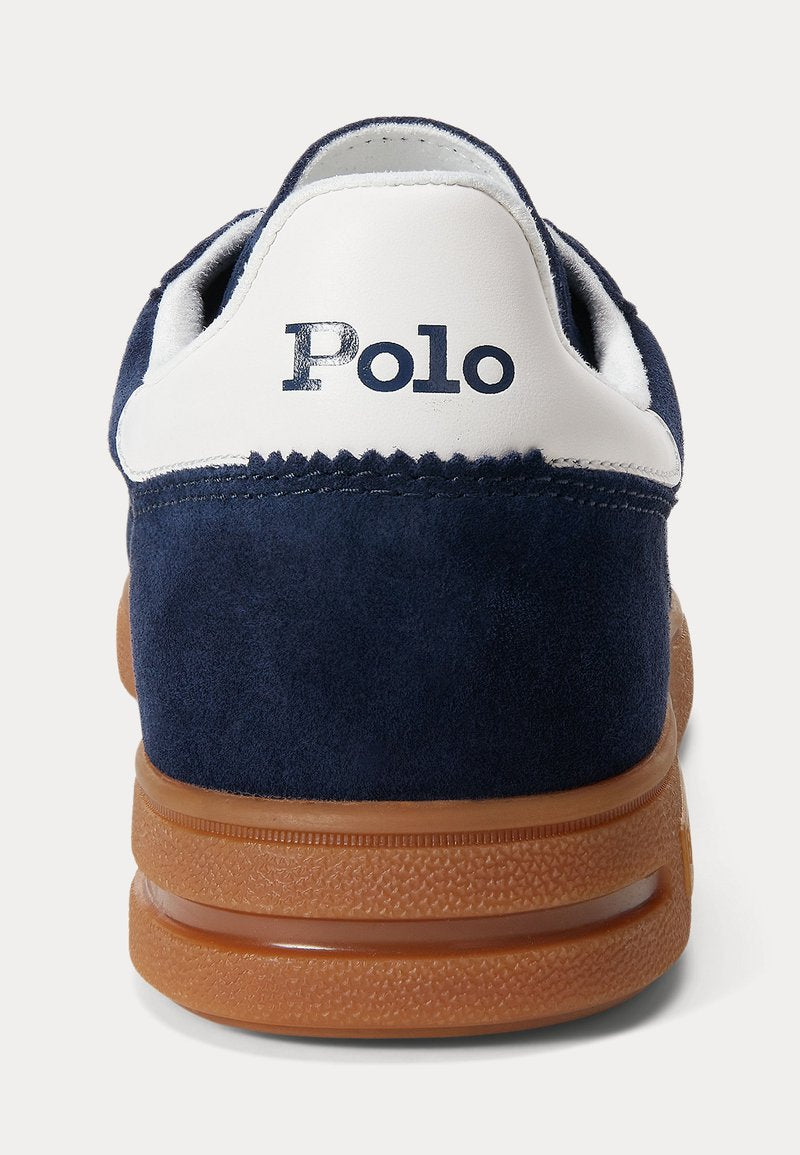 Polo Ralph Lauren Bedford Suede Trainers-Navy