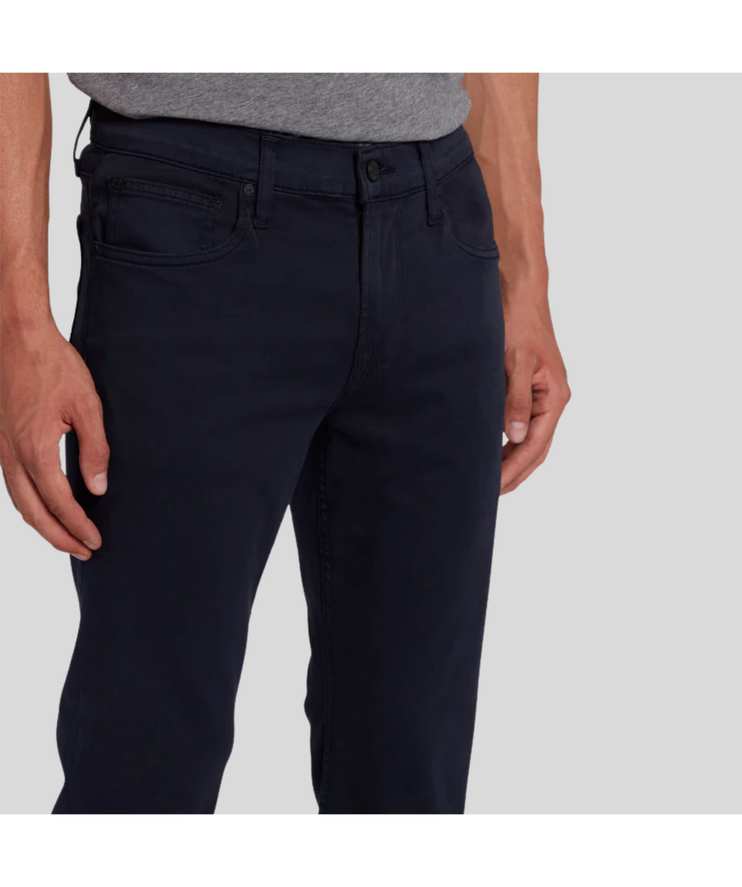 7 For All Mankind Luxe Performance Slimmy Stretch Sateen Navy