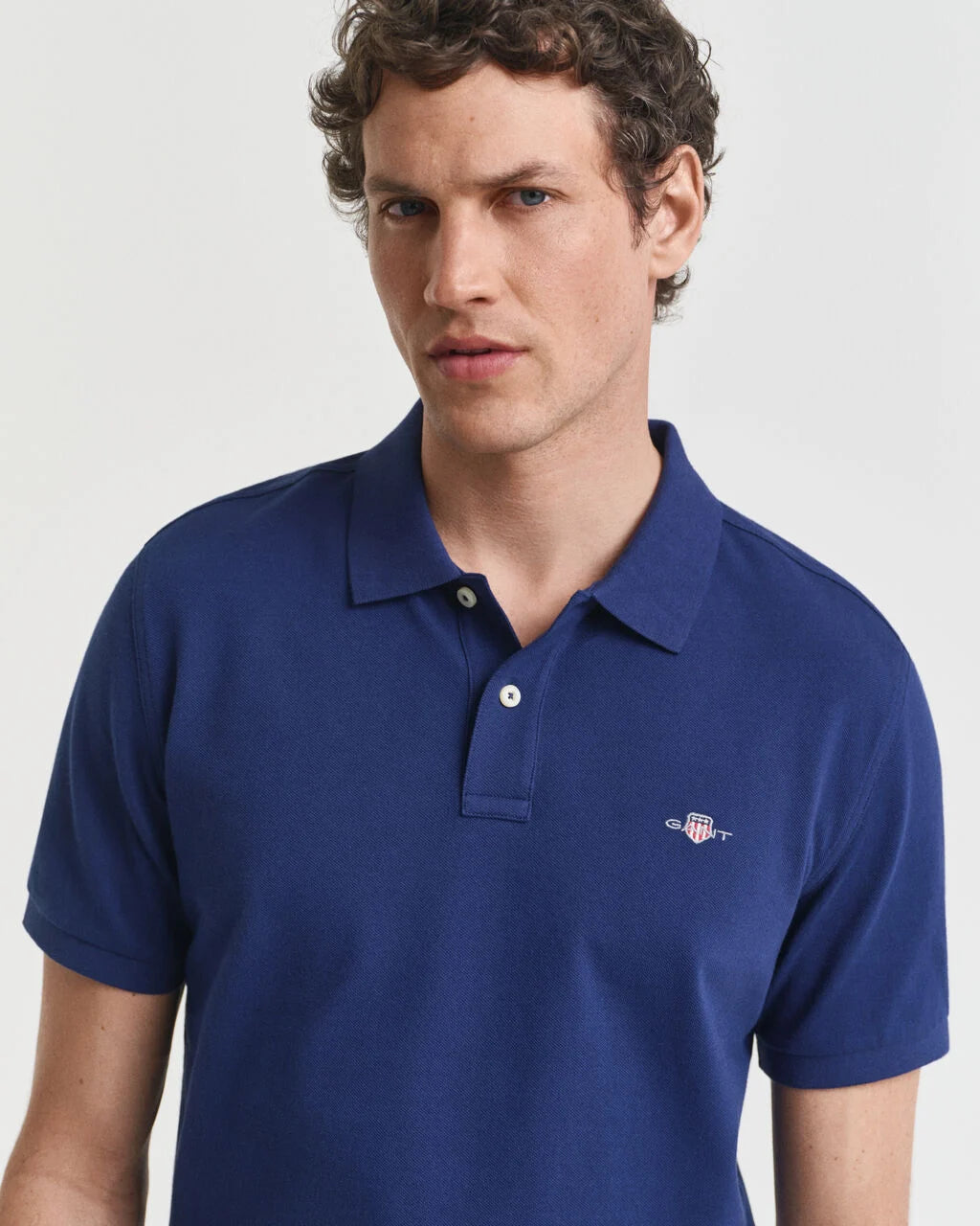 GANT Reg Fit Shield Pique Polo Shirt