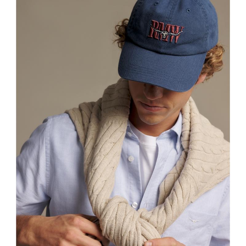 RM Williams Heritage Twill Cap-French Navy