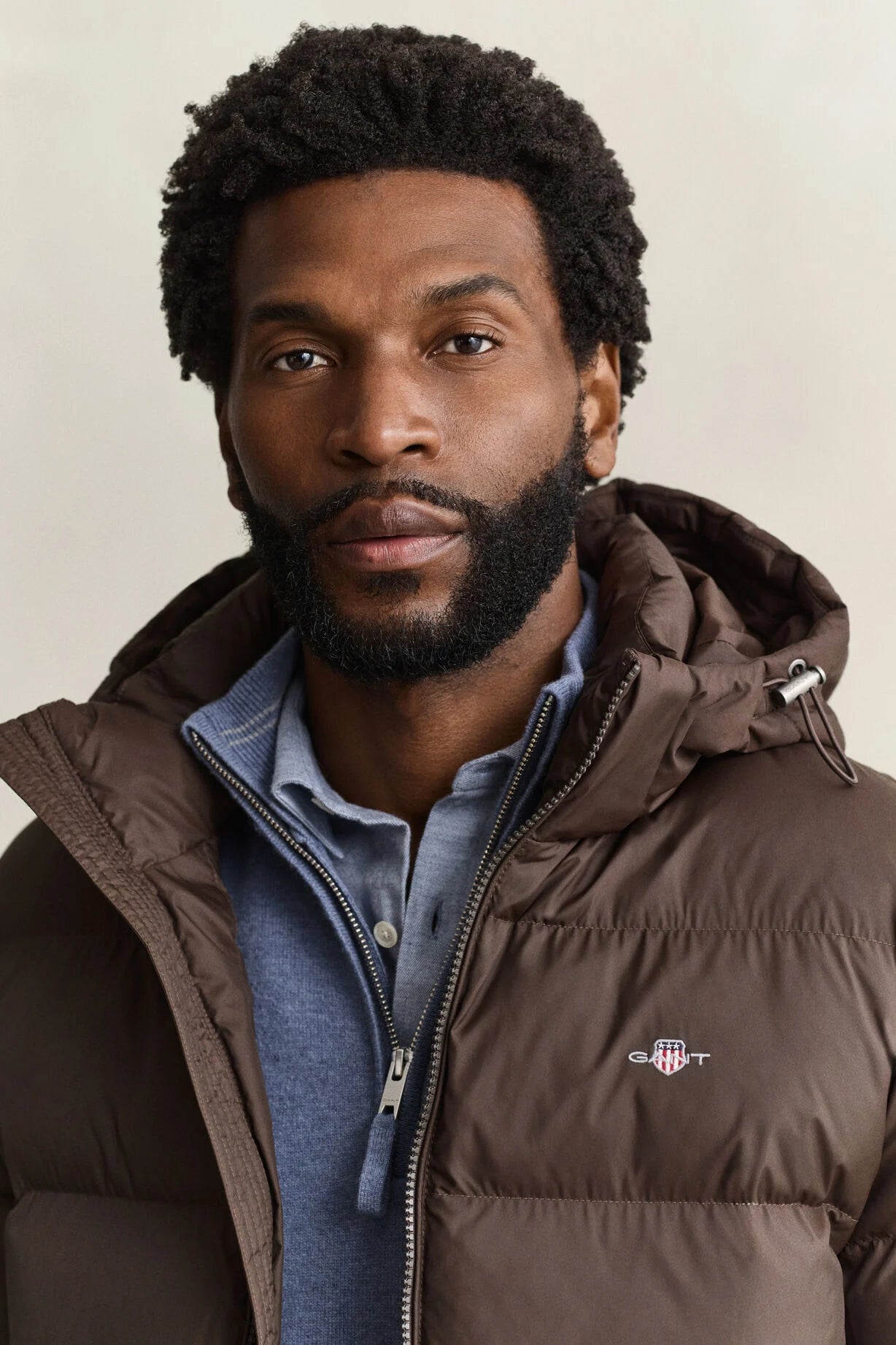 GANT Active Cloud Jacket-Brown