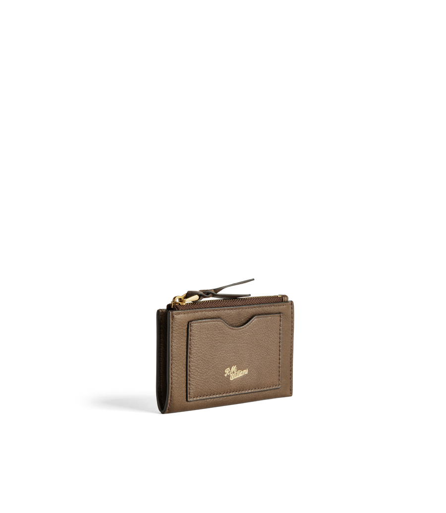RM Williams Womens Ranger Zip Plait Cardholder-Khaki