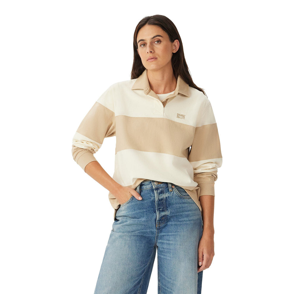 RM Williams Womens Narran 4 Panel Rugby-Sand