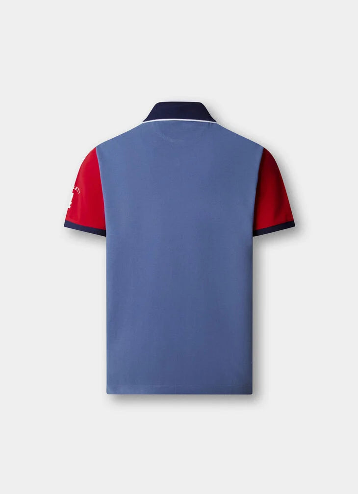 Hackett Classic Fit Short Sleeve Number Multi Polo