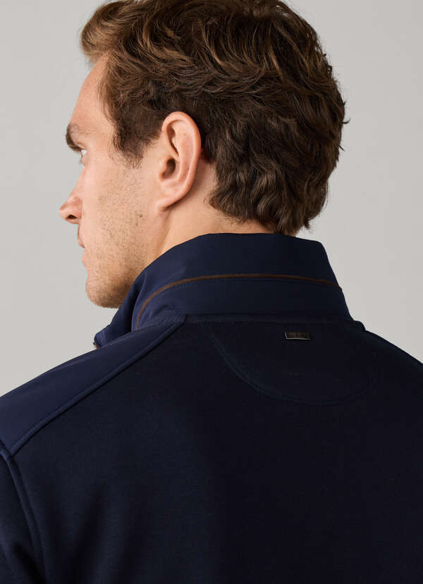 Hackett London Travel Hybrid Full Zip Sweat-Old Navy