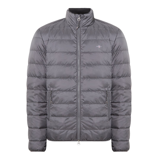 GANT Light Down Jacket-Dusky Anthracite
