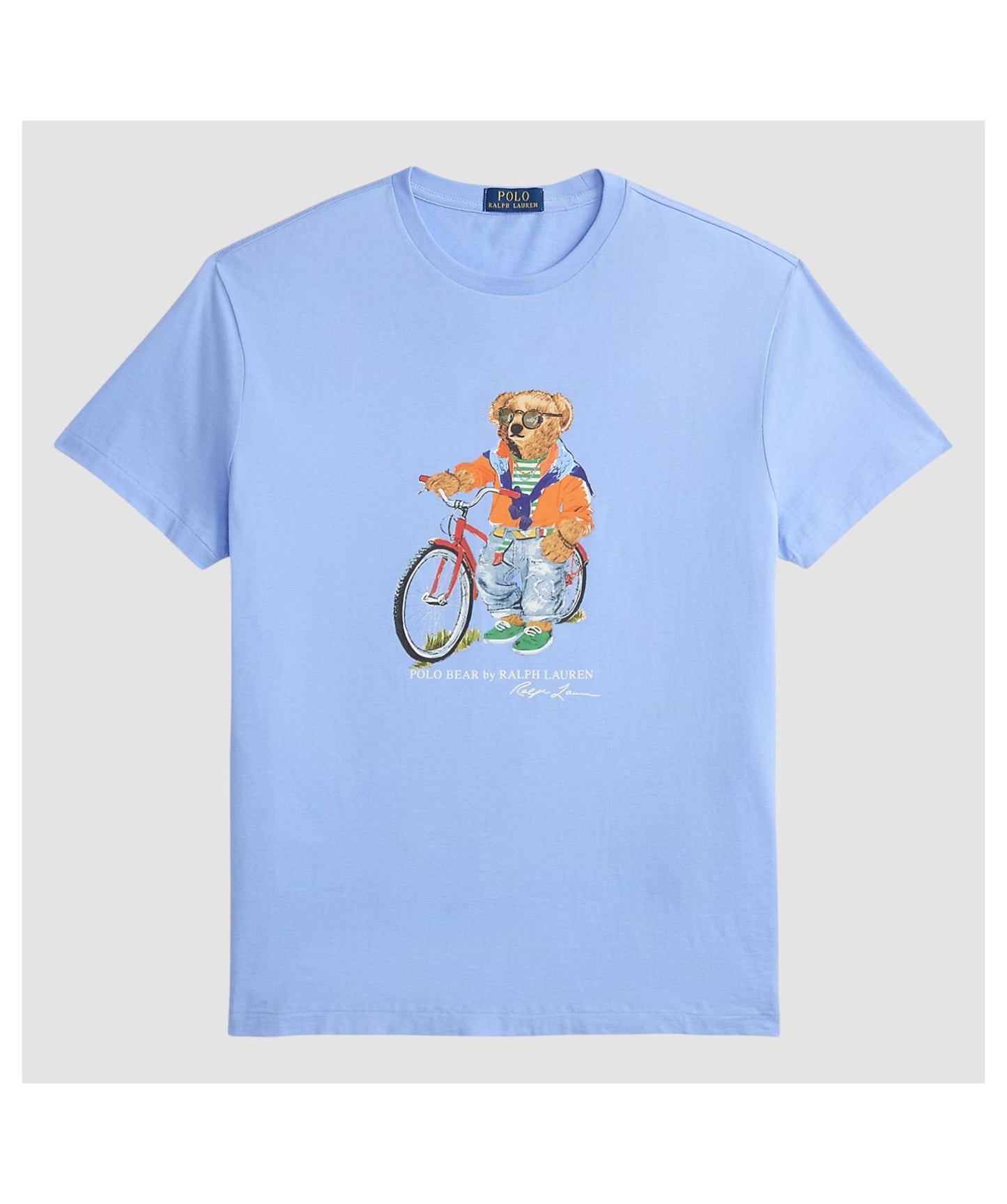 Polo Ralph Lauren Custom Slim Fit Polo Bear T-Shirt- Austin Blue