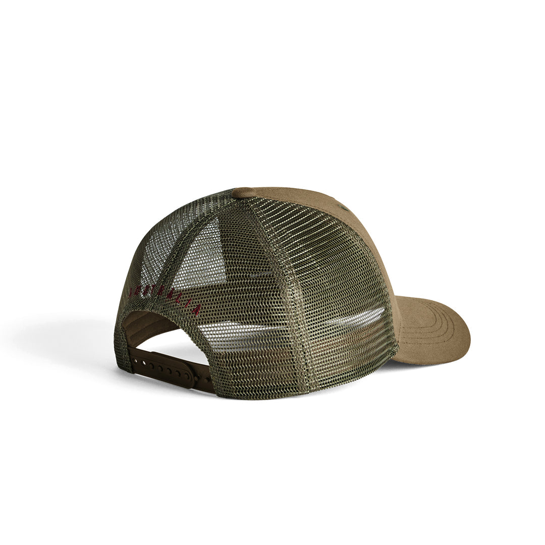 RM Williams RMW Longhorn Trucker Cap-Dark Olive