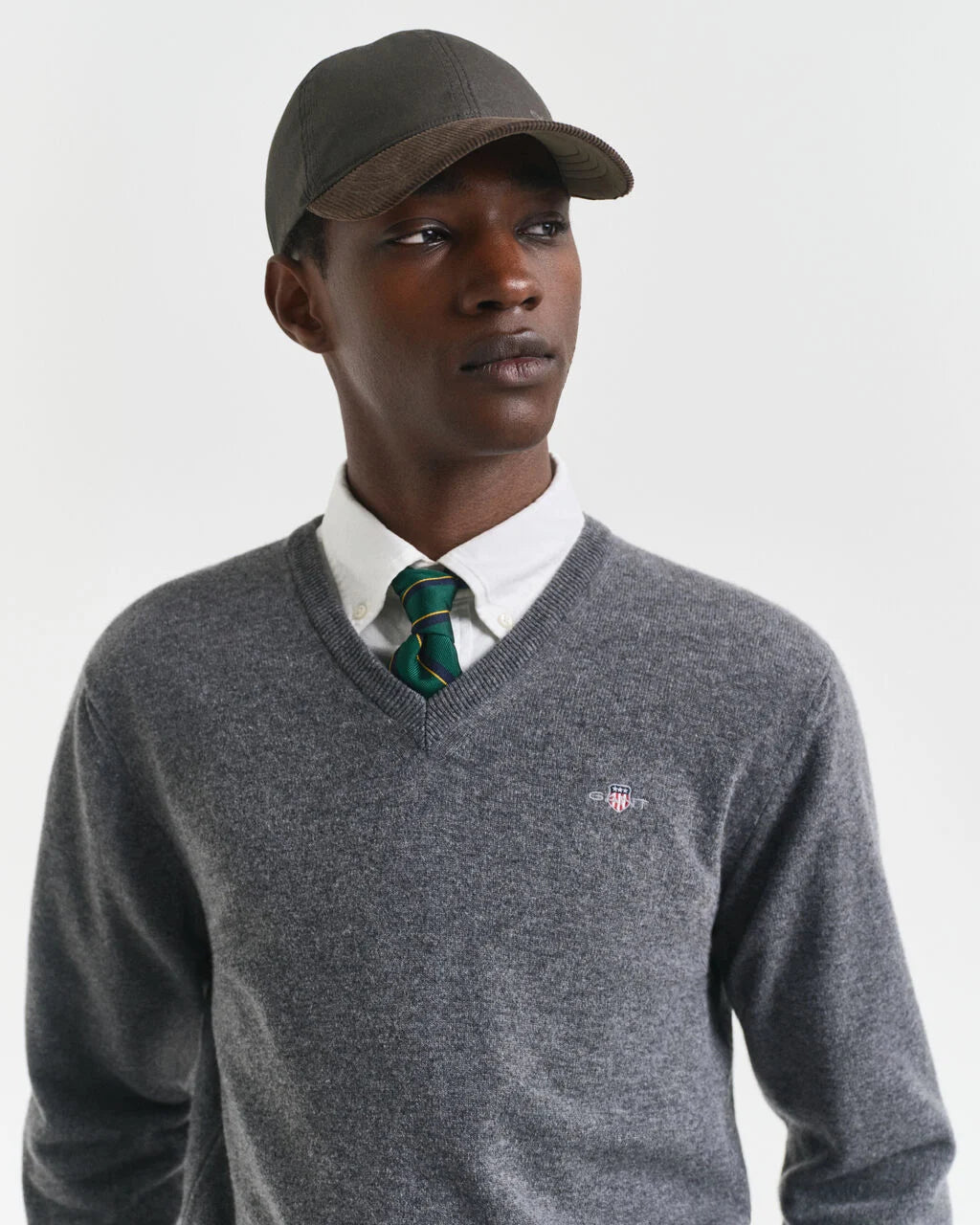 GANT Superfine Lambswool V-Neck Sweater
