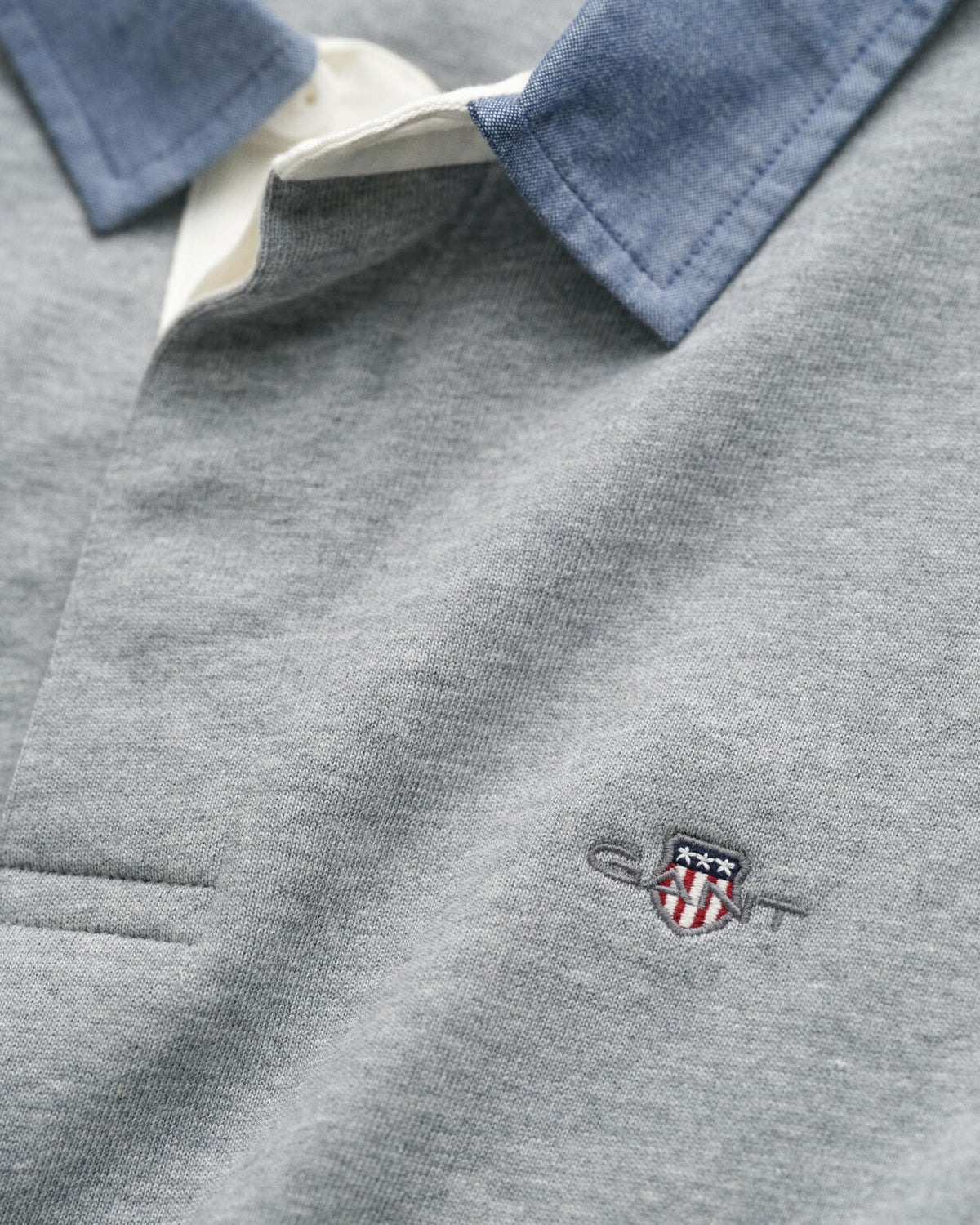 GANT Classic Heavy Rugger-Grey Melange