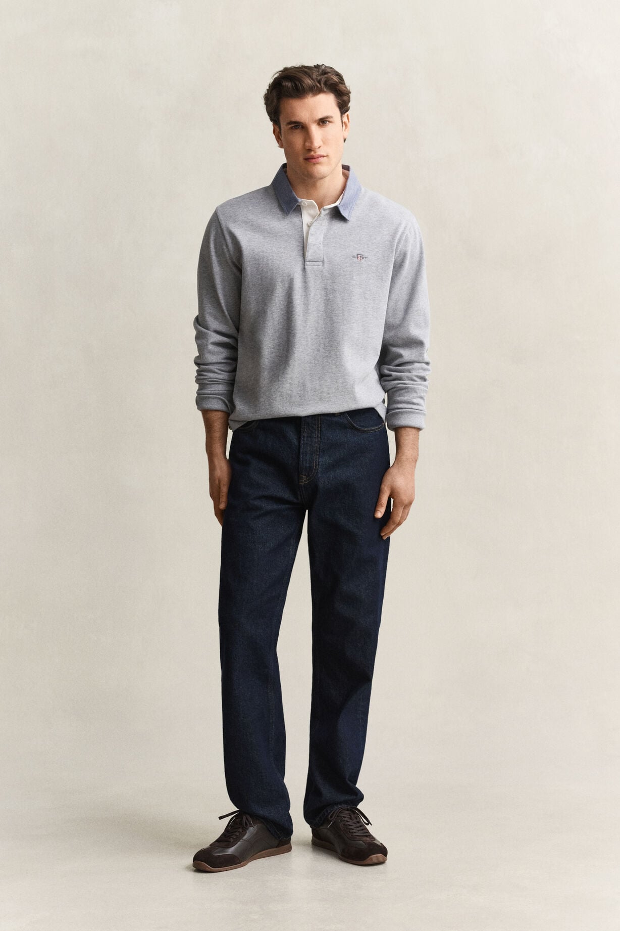 GANT Classic Heavy Rugger-Grey Melange