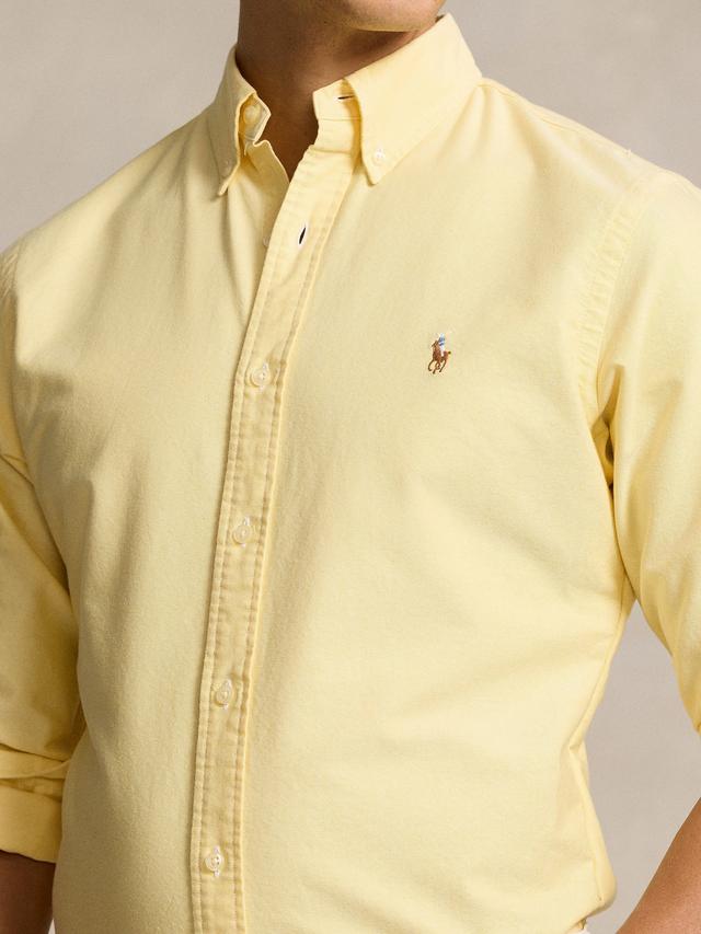 Polo Ralph Lauren Custom Fit Oxford Shirt-Yellow