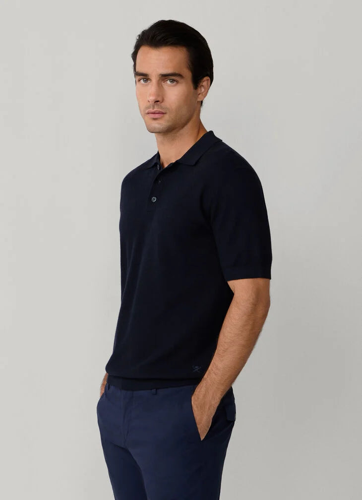 Hackett Classic Fit SS Knit Polo-Old Navy