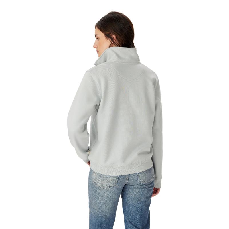 RM Williams Tricket Womens 1/4 Zip Sweatshirt-Salt