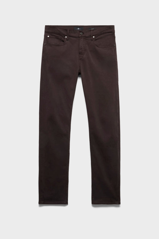 7 For All Mankind Luxe Performance Slimmy Stretch Sateen-Molasses