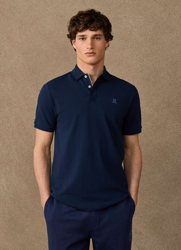 Hackett Heritage Classic Fit Tipped Polo Shirt-Old Navy