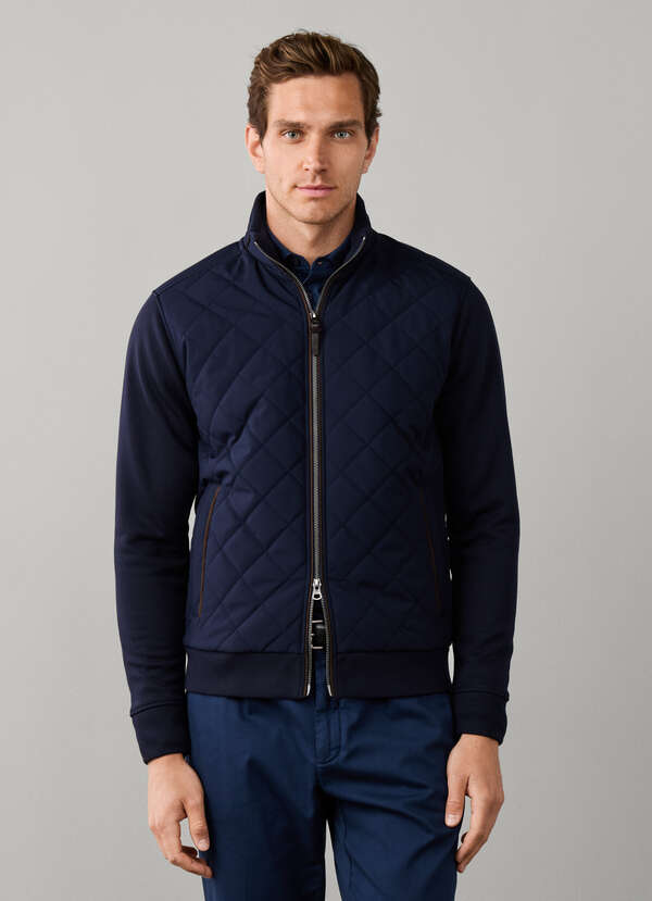 Hackett London Travel Hybrid Full Zip Sweat-Old Navy