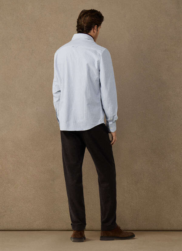 Hackett Heritage Classic Fit Striped Oxford Shirt-Old Navy