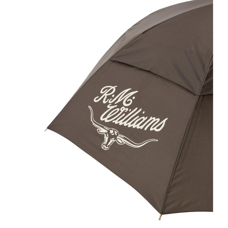 RM Williams Golf Umbrella - Chestnut