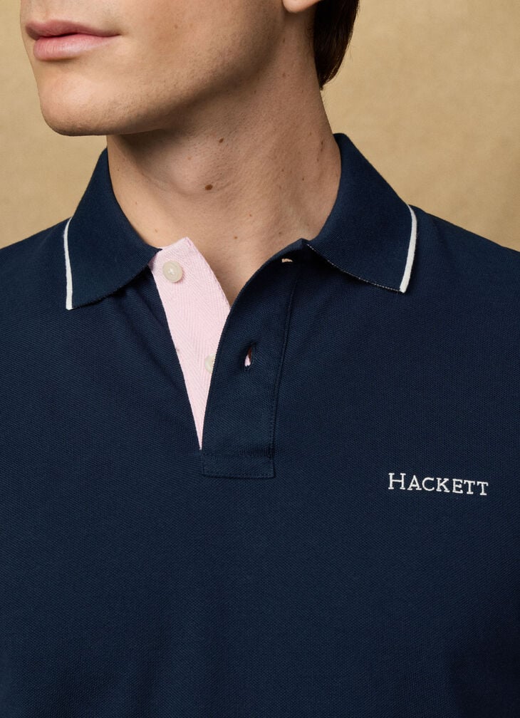 Hackett Heritage Classic Fit Back Sash Polo - Old Navy