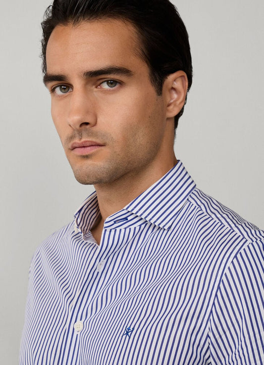 Hackett Tailored Fit City Bengal Stripe Shirt