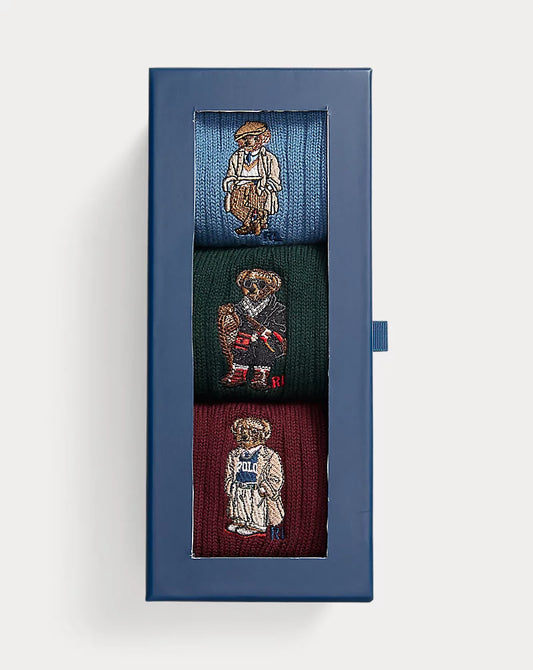 Polo Ralph Lauren Polo Bear Sock 3-Pack Gift Set