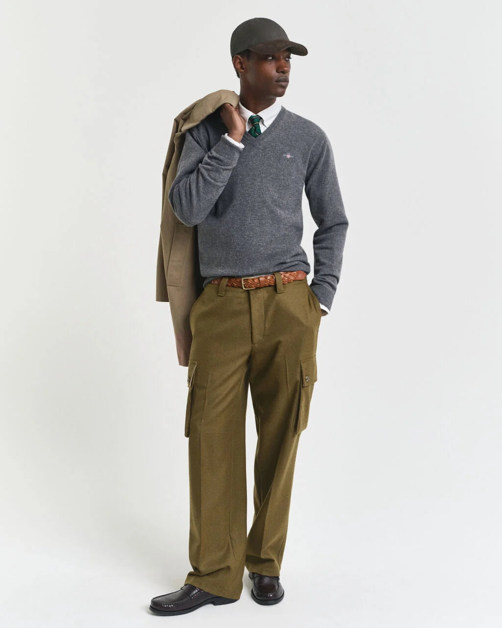 GANT Superfine Lambswool V-Neck Sweater