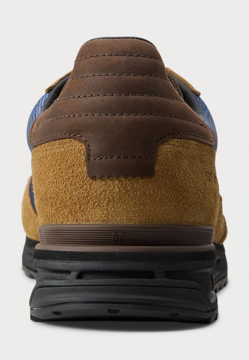 Polo Ralph Lauren Varick Suede-Panelled Trainer