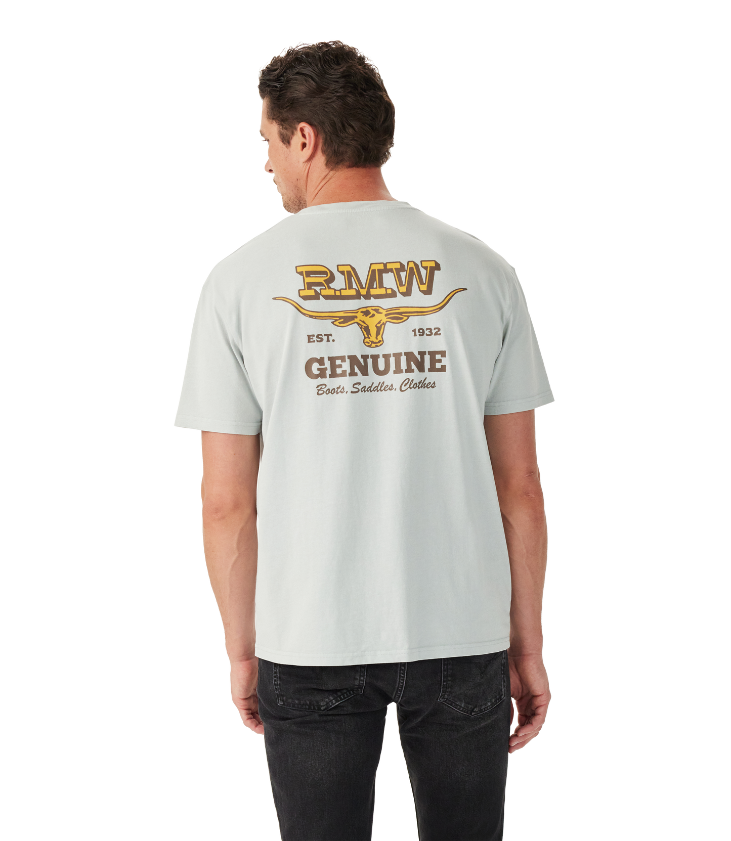 RM Williams Louth T-Shirt-Salt