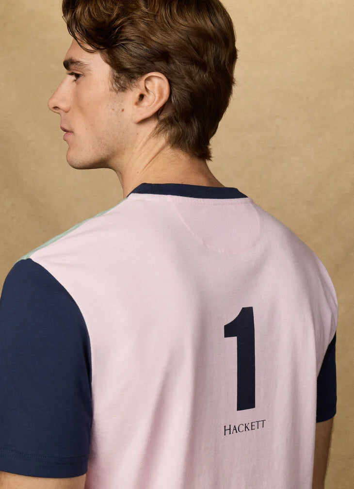 Hackett Heritage Classic Fit Multi T-Shirt - Sage Green