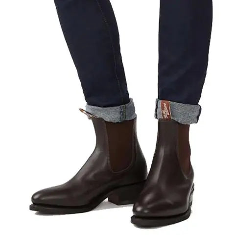 RM Williams Chestnut Lady Yearling Rubber Sole Boot