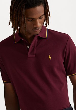 Polo Ralph Lauren Custom Slim Fit Wine Polo Shirt