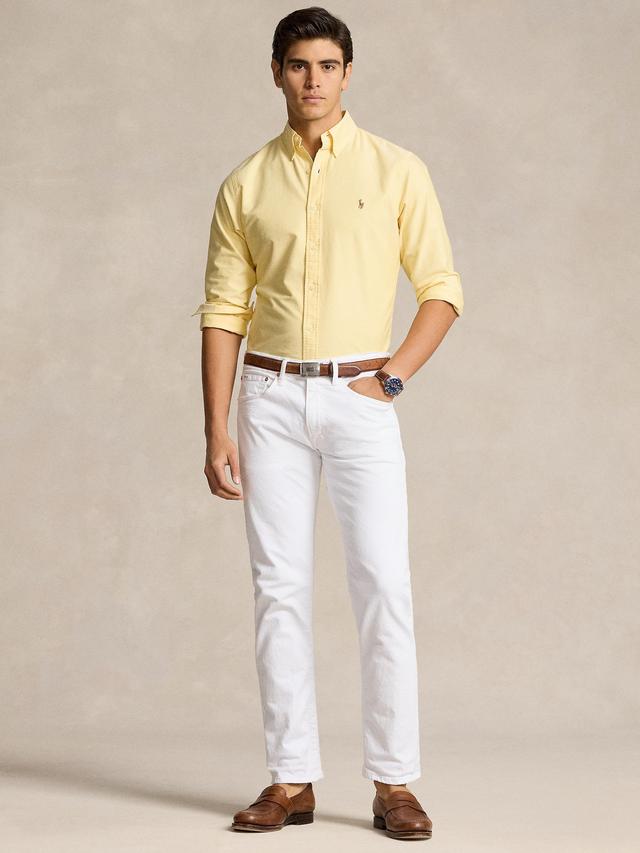 Polo Ralph Lauren Custom Fit Oxford Shirt-Yellow
