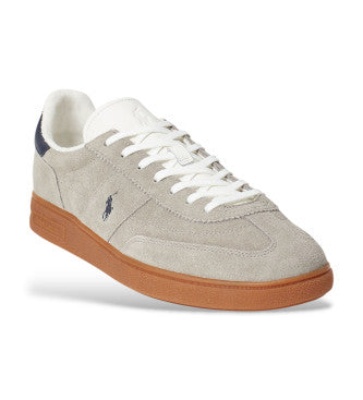 Polo Ralph Lauren Bedford Suede Trainers-Grey