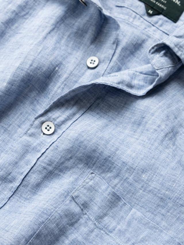 Rodd & Gunn Palm Beach Sports Fit SS Shirt-Denim