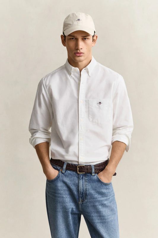 GANT Reg Fit Classic Oxford Shirt-White