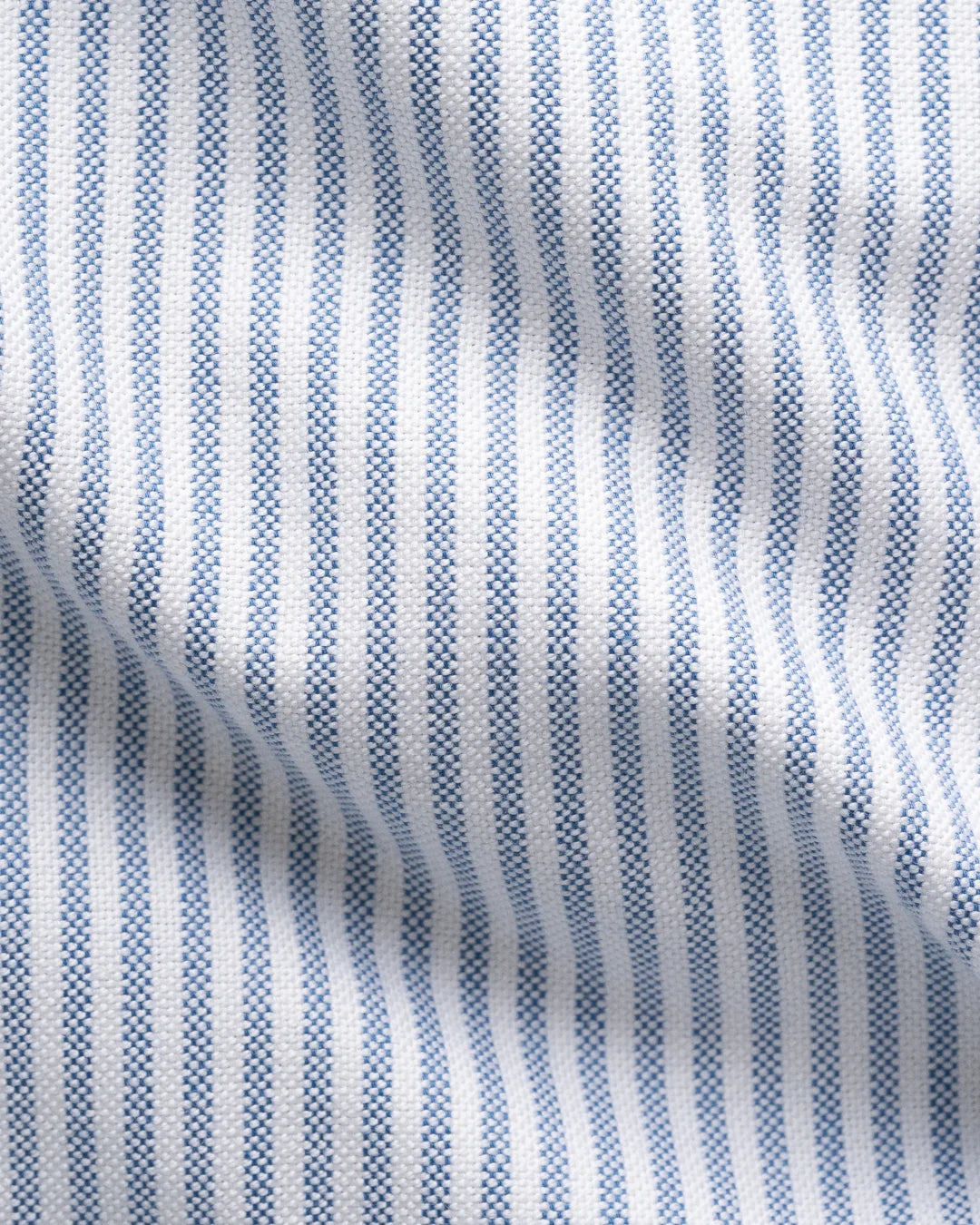 Eton Striped Oxford Shirt-Blue
