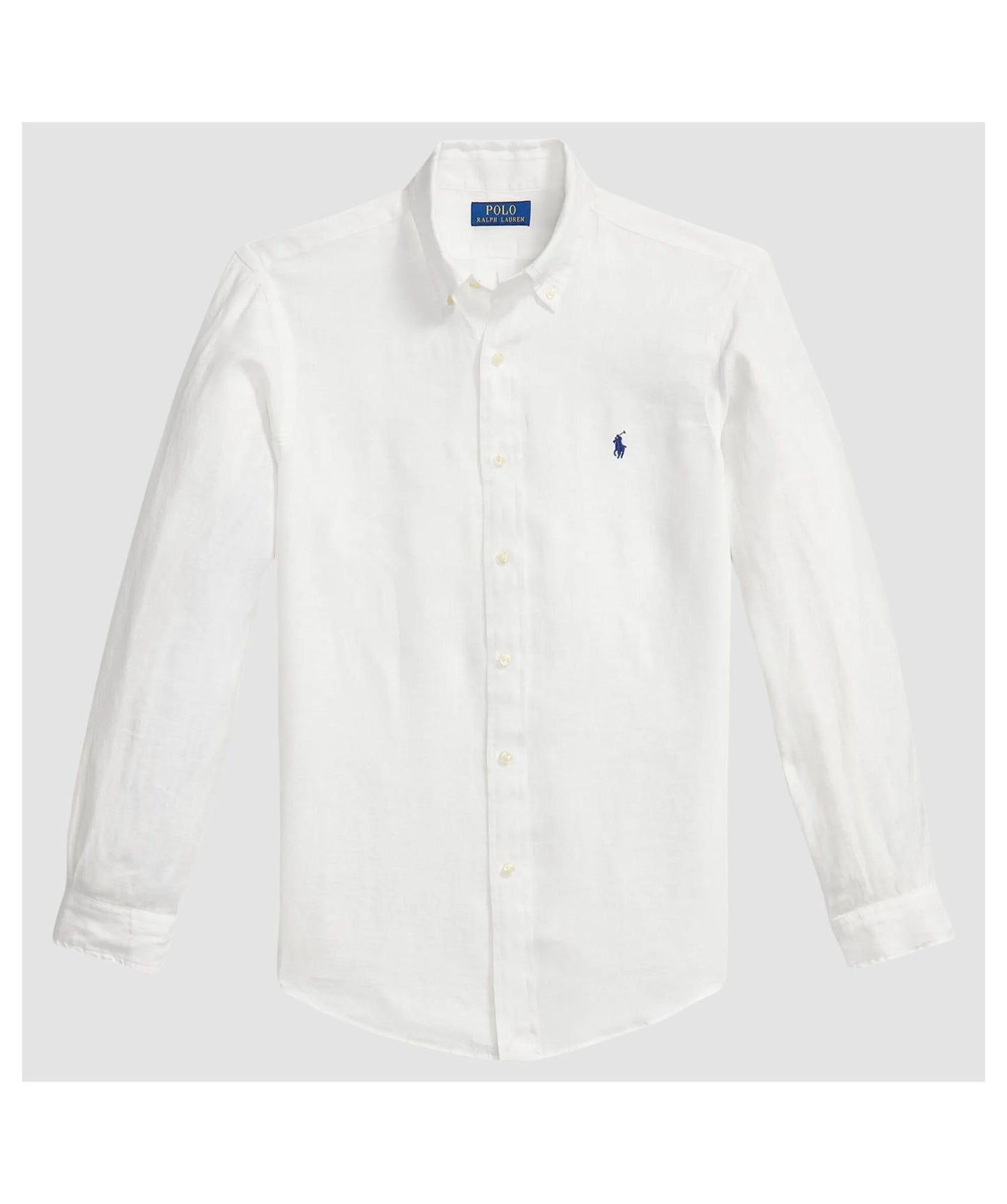 Polo Ralph Lauren Custom Fit Linen Shirt-White