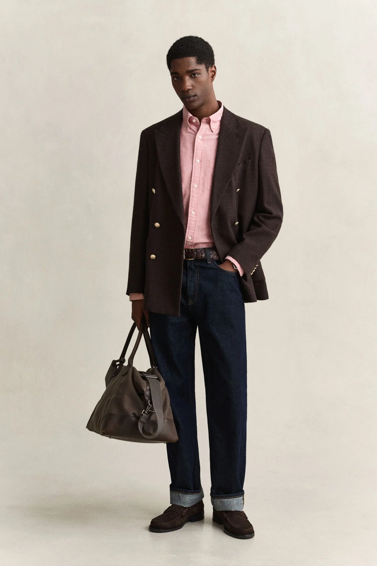 GANT Reg Fit Classic Oxford Shirt-Maple Fire