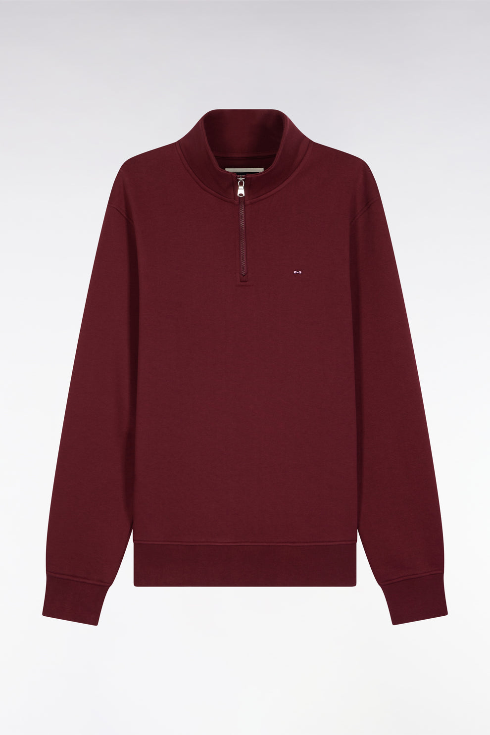 Eden Park 1/4 Zip Burgundy Fleece Sweatshirt