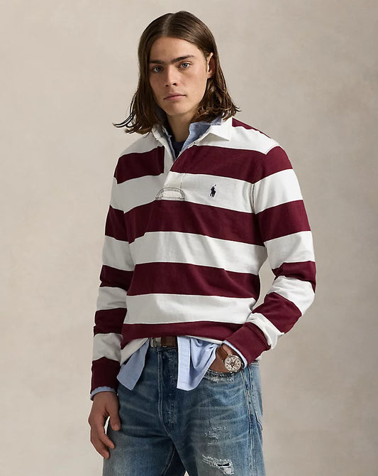 Polo Ralph Lauren Classic Wine Iconic Rugby Shirt