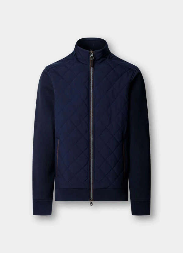 Hackett London Travel Hybrid Full Zip Sweat-Old Navy