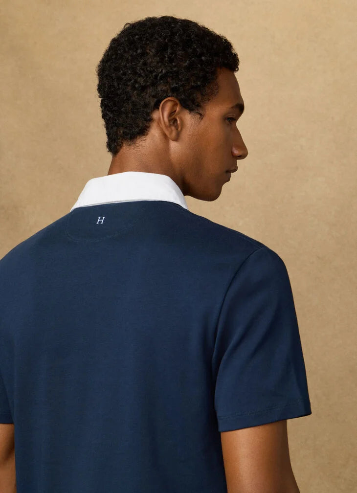 Hackett Heritage Short Sleeve Rugby Shirt - Old Navy