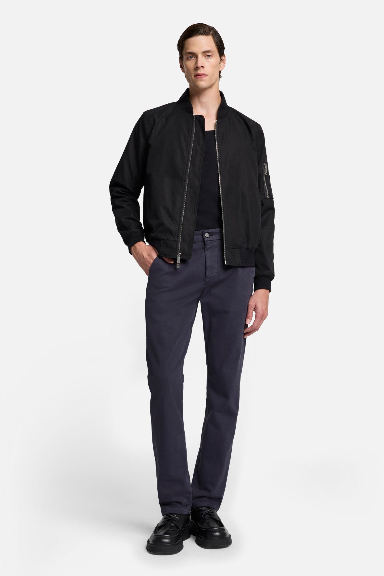 7 For All Mankind Slimmy Chino-Sateen Space