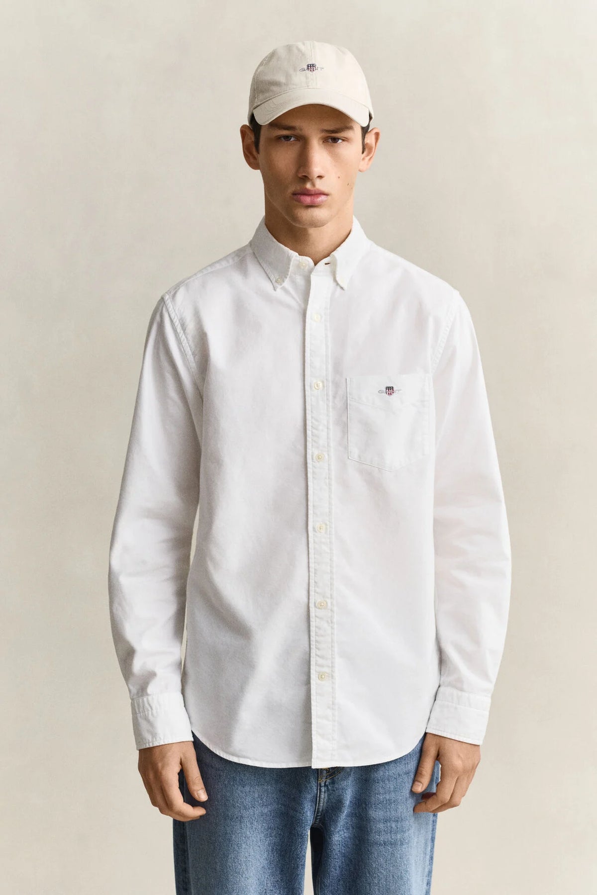 GANT Reg Fit Classic Oxford Shirt-White