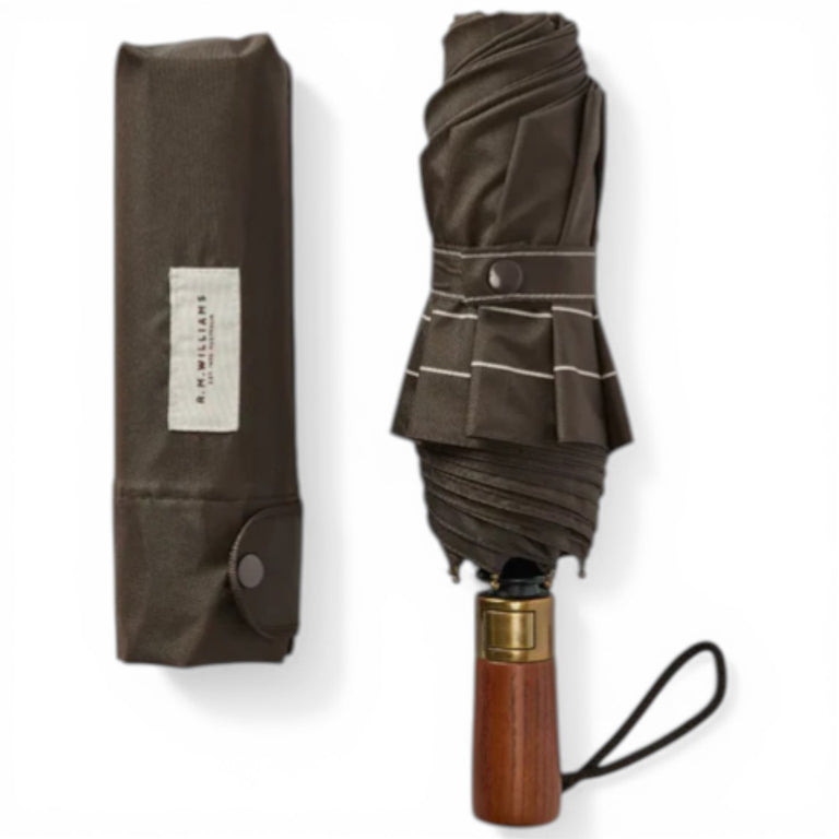 RM Williams Compact Umbrella-Chestnut